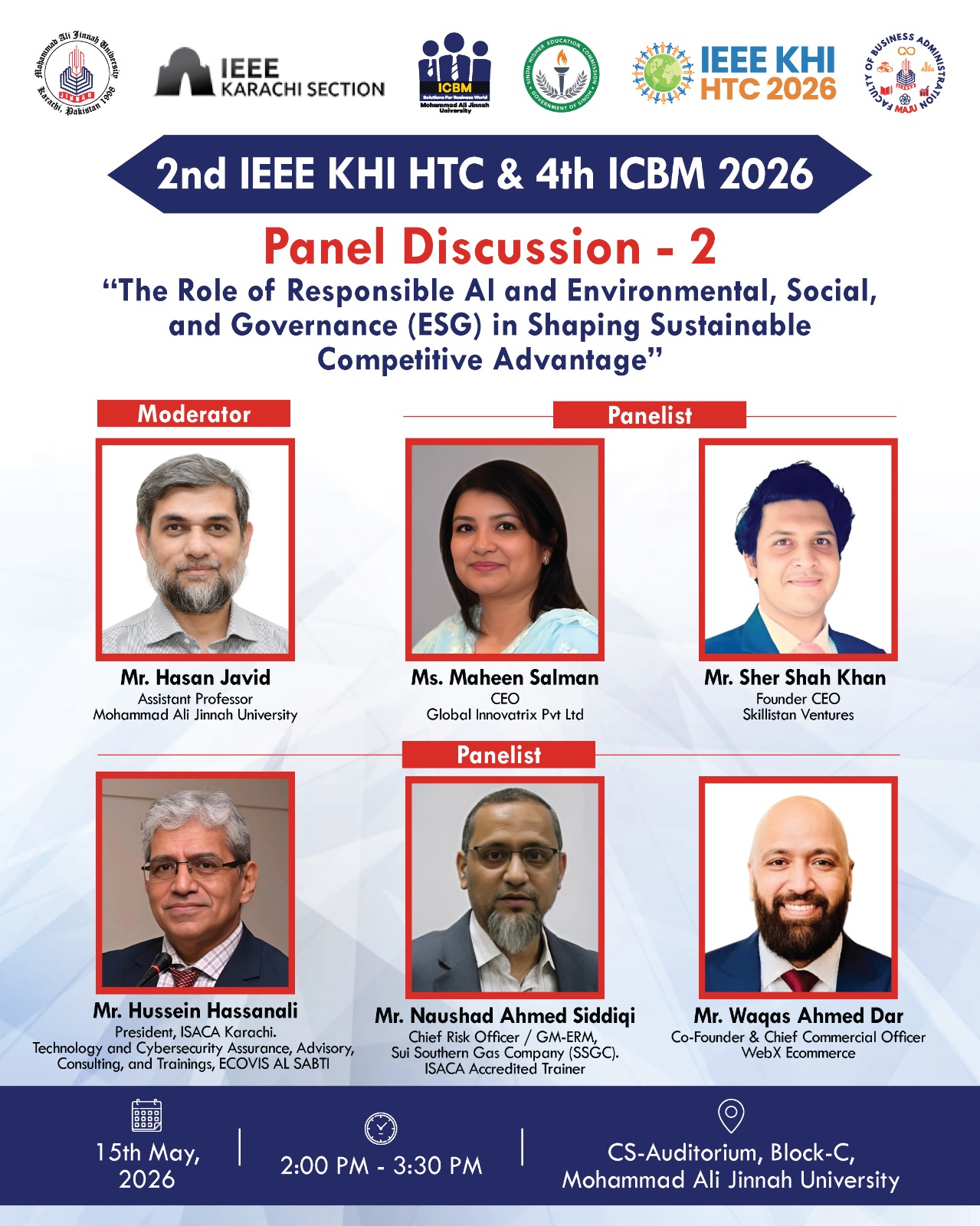 Panel Discussion 2 – The Role of Responsible AI and ESG in Shaping Sustainable Competitive Advantage