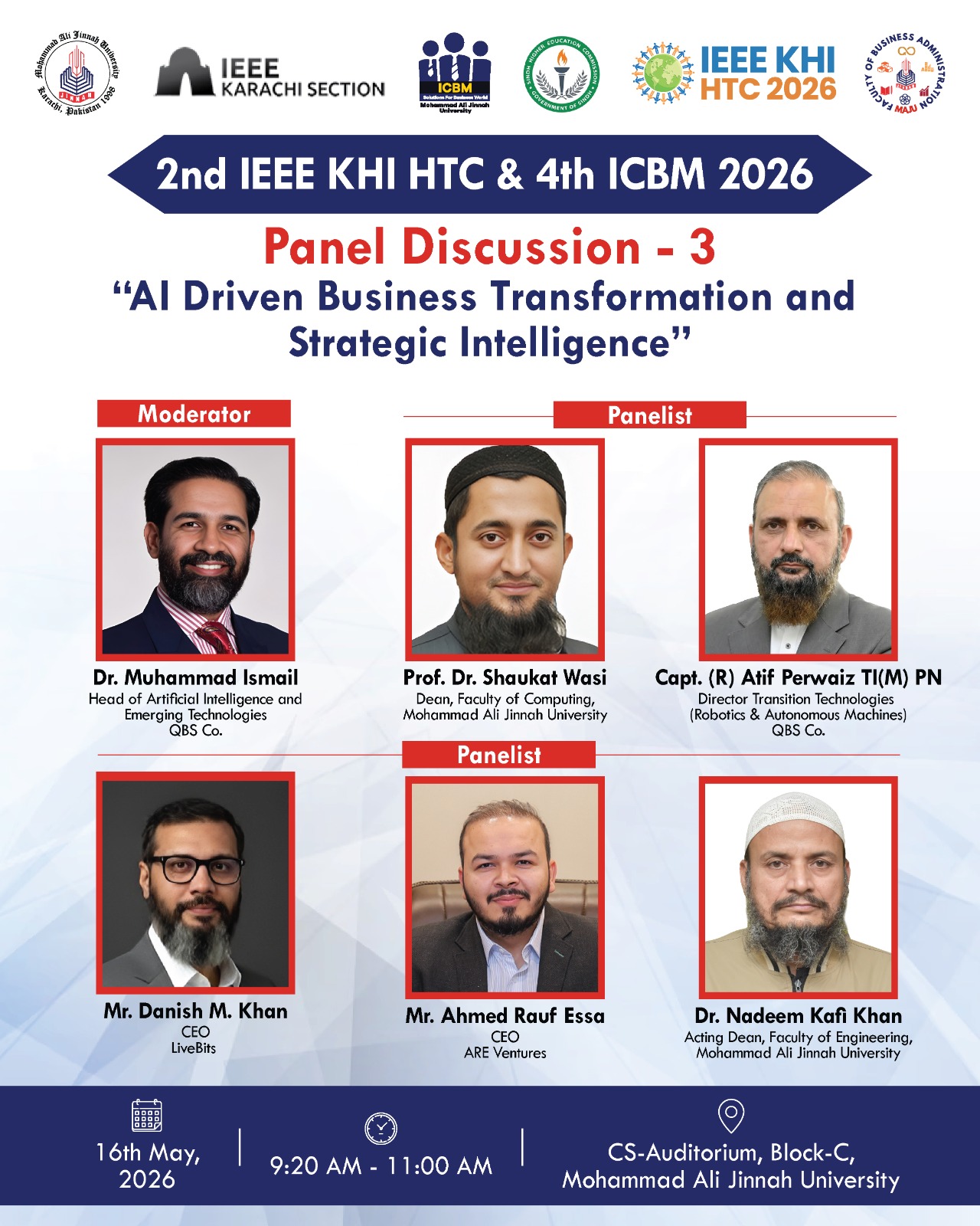 Panel Discussion 3 – AI Driven Business Transformation and Strategic Intelligence