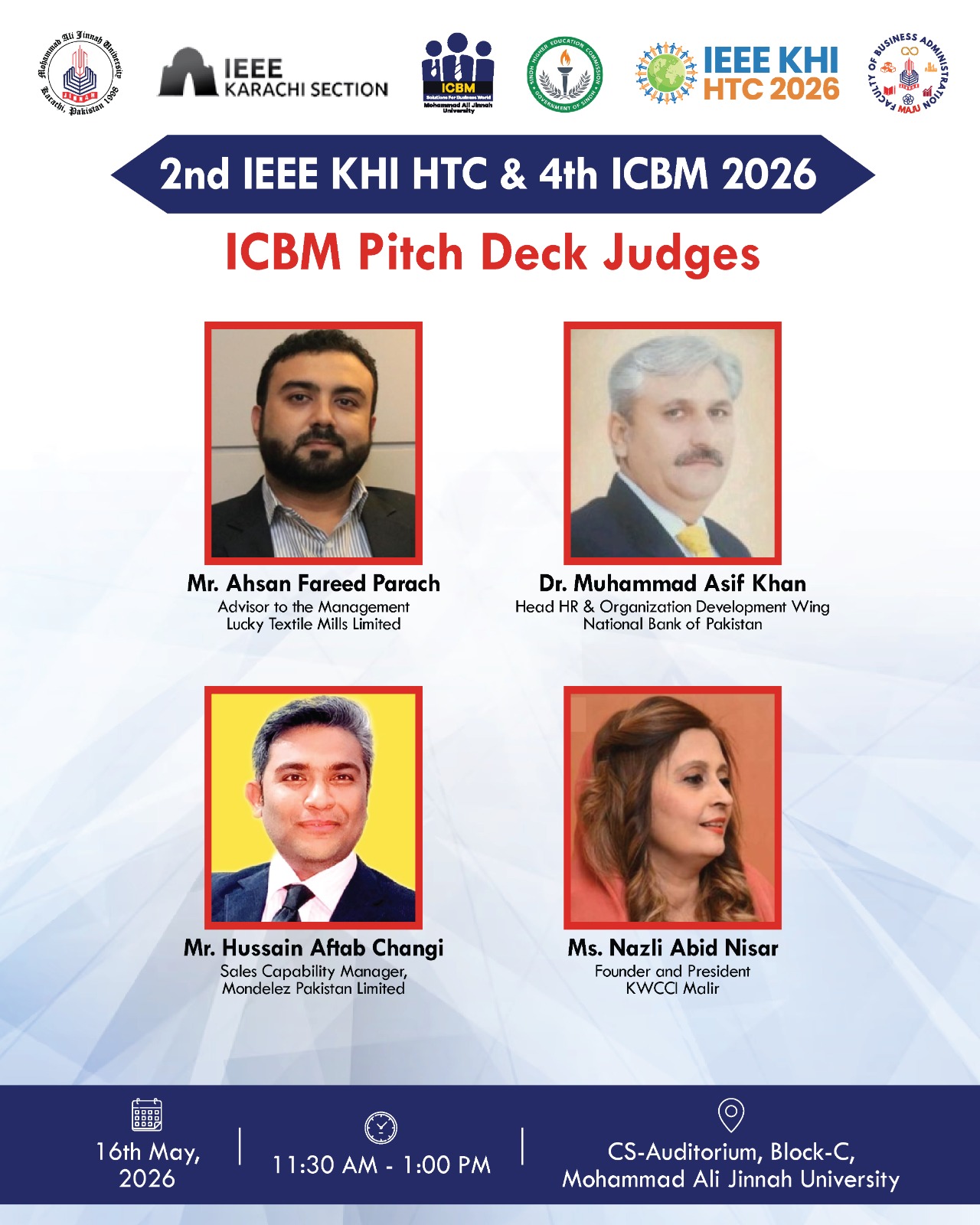 Startup Pitch Deck Competition – Judges